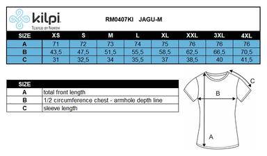 POLERA HOMBRE KILPI NEGRO JAGU - 3