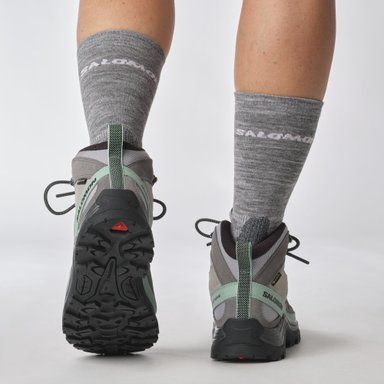 ZAPATILLA TREKKING SALOMON GRIS MUJER QUEST ROVE GTX - 9