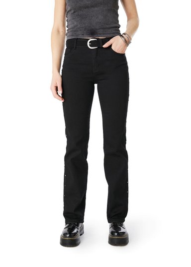 JEANS RUBRUN STRAIGHT - RECTO TACHAS EN COSTADO NEGRO EFESIS - 2
