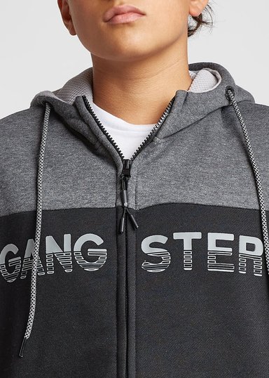 TEEN POLERON ZIP HOODIE FINDER ARENA GANGSTER - 3