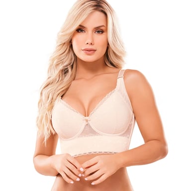 SOSTÉN MUJER CAROL 652MARFIL34 CONTROL FAME MARFIL ALTO CUBRIMIENTO ESPALDA - 1