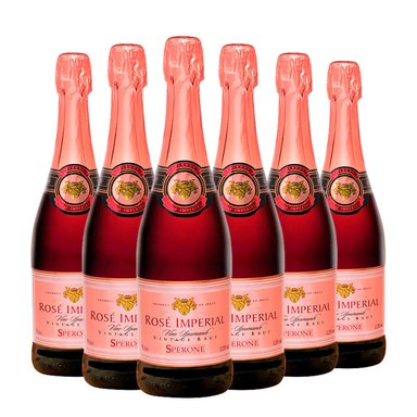 CAJA X 6 ESPUMANTES SPERONE BRUT ROSE ITALIANO - 1