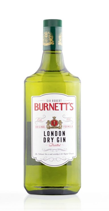 GIN BURNETT´S LONDON DRY 1000 ML 40°ALC - 1