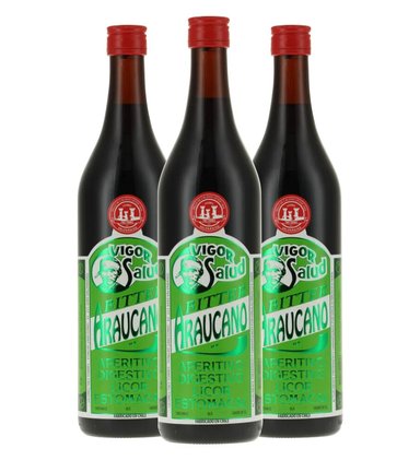 PACK X 3 LICOR BITTER ARAUCANO 900 ML 28° ALC - 1