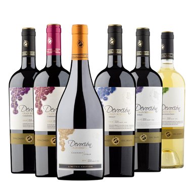 CAJA X 6 MIX VINOS DEVOCION GRAN RESERVA - 1