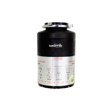 TRITURADOR BETTERLIFE BASURA LAVAPLATOS 560 W - 3