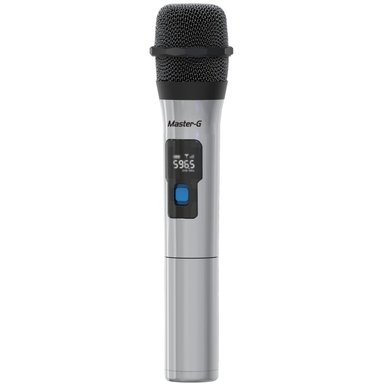 PAR DE MICROFONOS INALAMBRICOS CON RECEPTOR UHF MASTER-G - 5