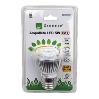 AMPOLLETA LED 5W E-27 COB, LUZ FRÍA - 1