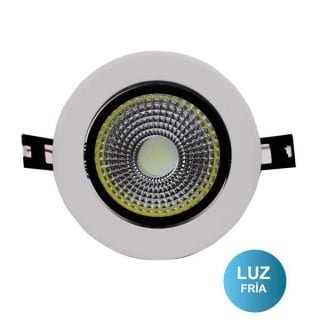 FOCO EMBUTIDO LED 7 W LUZ FRÍA. - 1