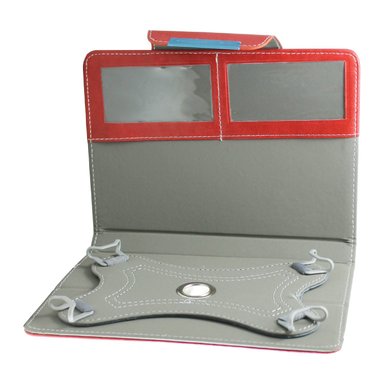 FUNDA TABLET ECOCUERO 7” GREEN-E ROJA - 2