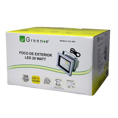 Foco Exterior Led 20W Luz Cálida - 3