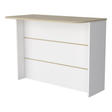 MUEBLE COCINA FMFURNITURE ISLA 120X60X90 CM FM-003C CAFE CLARO - 1