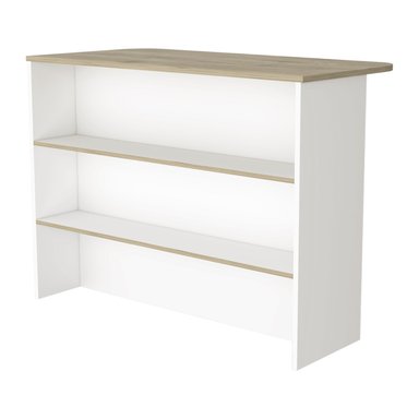 MUEBLE COCINA FMFURNITURE ISLA 120X60X90 CM FM-003C CAFE CLARO - 2