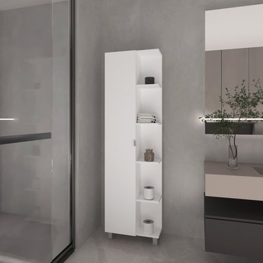 ESTANTE FMFURNITURE ORGANIZADOR BAÑO 9 REPISAS FM 002B BLANCO - 5