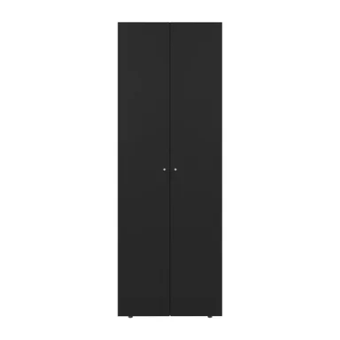 CLOSET COLGADOR 2 PUERTAS 170X60X40,2 CM EN COLOR NEGRO - 2