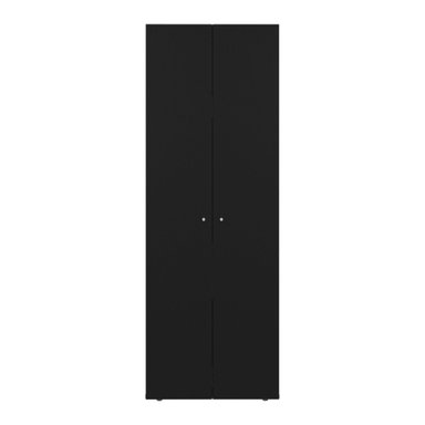 CLOSET 2 PUERTAS 170X60X40,2 CM EN COLOR NEGRO - 2