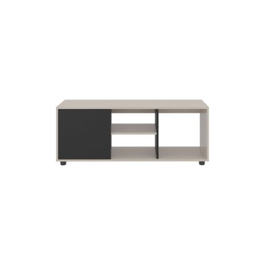 RACK TV 50' 120,3X34,9X46,7 BEIGE Y EN COLOR NEGRO - 2