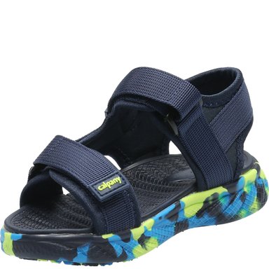 SANDALIAS NIÑO CALPANY TEXTIL CLAYD AZUL - 4