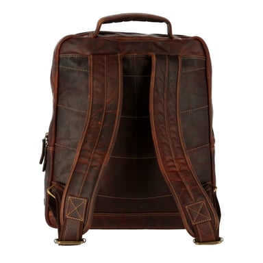 MOCHILA CUERO UNISEX TC BACKPACK CAFÉ ROCKFORD - 3