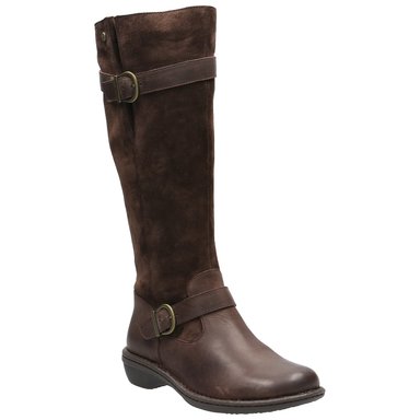 BOTA CUERO MUJER LUANA CAFÉ HUSH PUPPIES - 1