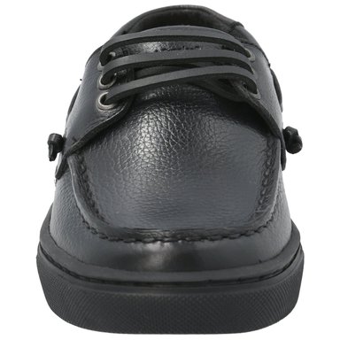 ZAPATO ESCOLAR DE CUERO HUSH PUPPIES DOYLE NEGRO NIÑO - 4