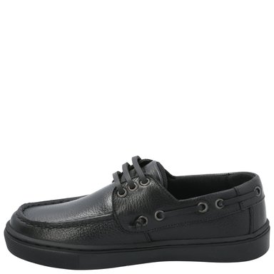 ZAPATO ESCOLAR DE CUERO HUSH PUPPIES DOYLE NEGRO NIÑO - 6
