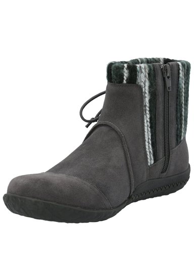 BOTÍN MUJER CUERO GRIS CUSIA ROCKFORD CASUAL - 4