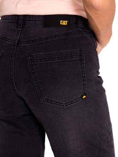 JEANS ALGODÓN MUJER CAT GRIS NEGRO WIDE LEG TRIBLEND STRETCH - 6