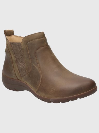 BOTÍN MUJER HUSH PUPPIES CUERO CAFÉ EVER CASUAL - 1