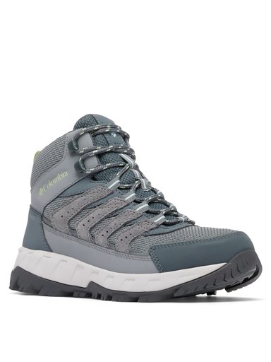 BOTA MUJER STRATA TRAIL MID WP GRIS COLUMBIA - 1