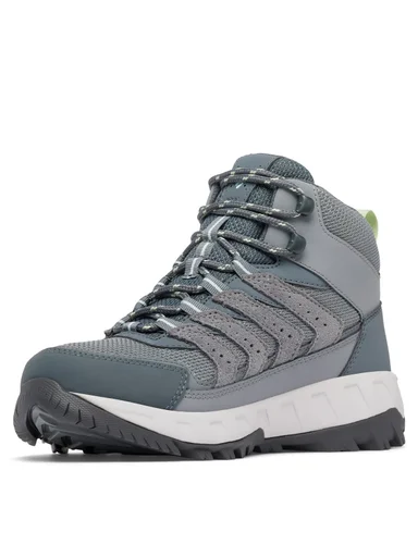 BOTA MUJER STRATA TRAIL MID WP GRIS COLUMBIA - 4
