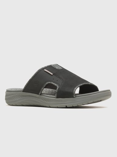 SANDALIAS HOMBRE HUSH-PUPPIES CUERO NEGRO ACTIVATE SLIDE - 1
