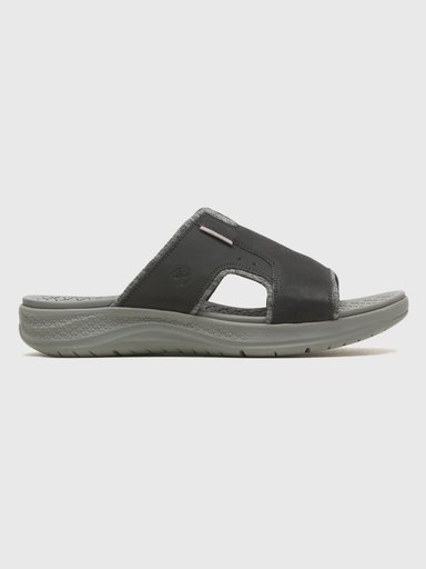 SANDALIAS HOMBRE HUSH-PUPPIES CUERO NEGRO ACTIVATE SLIDE - 2