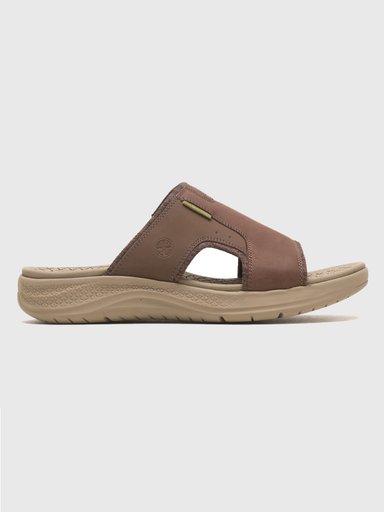 SANDALIAS HOMBRE HUSH-PUPPIES CUERO CAFÉ OSCURO ACTIVATE SLIDE - 2