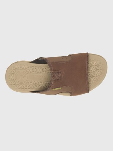 SANDALIAS HOMBRE HUSH-PUPPIES CUERO CAFÉ OSCURO ACTIVATE SLIDE - 5
