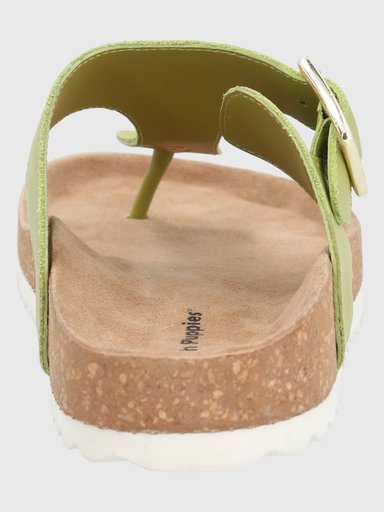 SANDALIAS MUJER HUSH-PUPPIES CUERO VERDE LIMÓN DAVOS - 6
