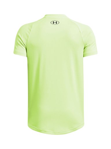 POLERA MANGA CORTA NIÑO UNDER ARMOUR VERDE TECH 2.0 - 2
