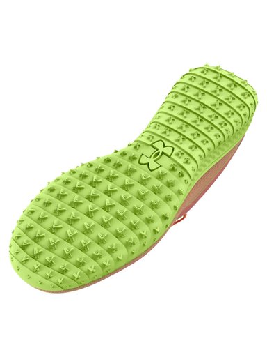 ZAPATILLAS UNISEX UNDER ARMOUR FÚTBOL NARANJO SHADOW SELCT TRF 2 - 4