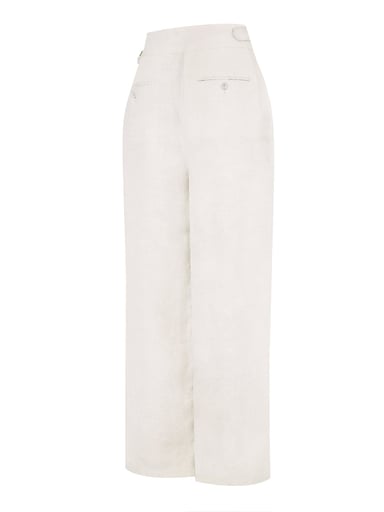 PANTALÓN LINO MUJER ROCKFORD BEIGE AVA ORGÁNICO - 2