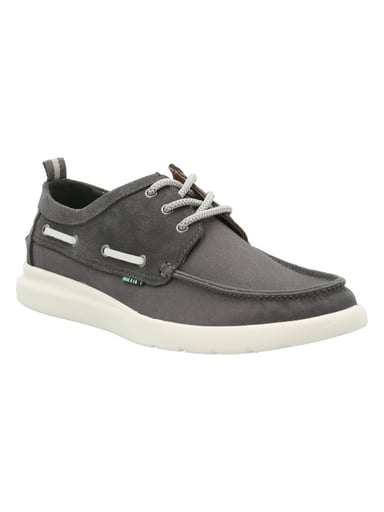 MOCASINES HOMBRE ROCKFORD TEXTIL GRIS CUERO GASTON - 2
