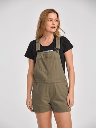 JARDINERA MUJER HERITAGE UNIFORM TWILL SHT VERDE CAT - 1