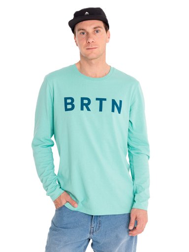 POLERA MANGA LARGA ALGODÓN HOMBRE BURTON VERDE AGUA LONG - 1