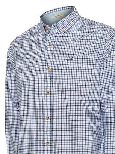 CAMISA ALGODÓN ORGÁNICO HOMBRE ROCKFORD AZUL VIYELLABUT - 4