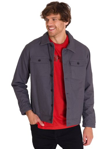 CHAQUETA ALGODÓN HOMBRE CAT GRIS TRUCKER - 2