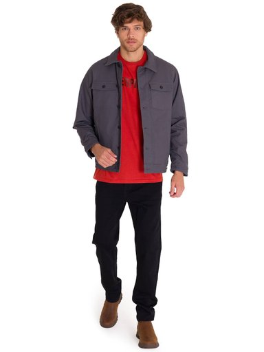 CHAQUETA ALGODÓN HOMBRE CAT GRIS TRUCKER - 8
