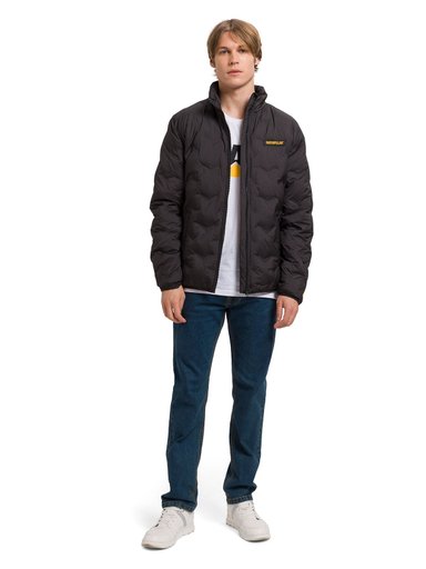 PARKA BONDED MEDIUM WEIGHT INSULATED HOMBRE NEGRA CAT - 1