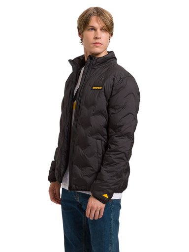 PARKA BONDED MEDIUM WEIGHT INSULATED HOMBRE NEGRA CAT - 2
