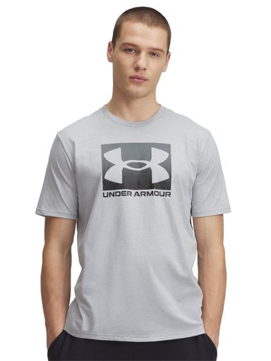 POLERA MANGA CORTA ALGODÓN HOMBRE UNDER ARMOUR GRIS BOXED UPDATED SPORT - 1