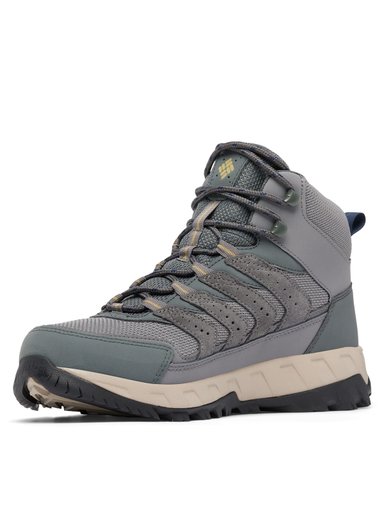 BOTÍN HOMBRE STRATA TRAIL MID WP GRIS COLUMBIA - 4