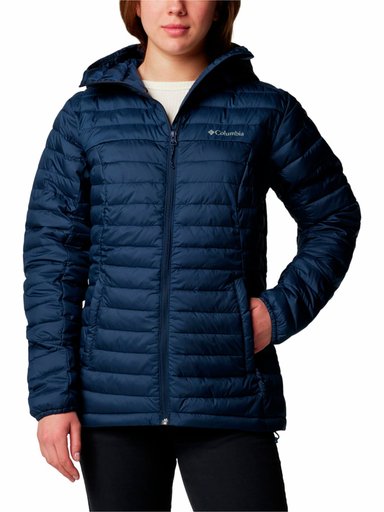 PARKA MUJER SILVER FALLS II HOODIE AZUL COLUMBIA - 1